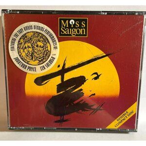 CD Miss Saigon Original London Cast Record Geffen 2 Paperwork Lea Salonga